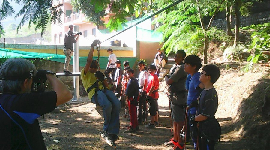 Activities - Zip line training