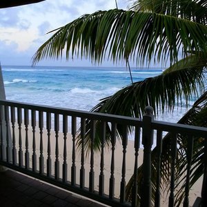 Upper Deck View on a Rainy Moring