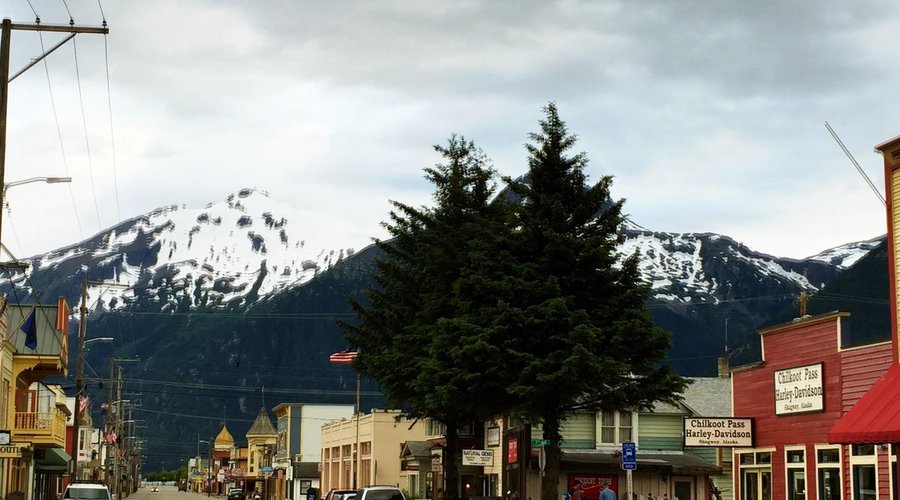 Staying at The Swaying Spruce allowed me to walk to Skagway.