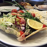 Basket of Tuna Nicoise salad