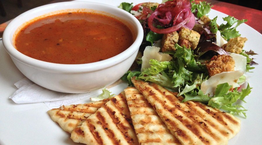 Soup or salad? How about both.