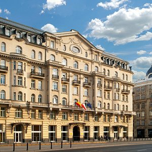 Polonia Palace Hotel in Warsaw, image may contain: City, Urban, Apartment Building, Condo