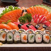 Buffet de comida oriental