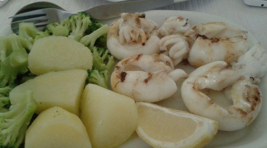Chocos a la plancha