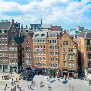 Swissotel Amsterdam in Amsterdam, image may contain: Loft, Housing, Indoors, House