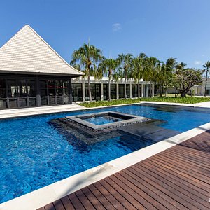 The Pool at The Royal Santrian, Luxury Beach Villas
