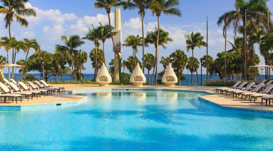 Pool - Overlooking the Caribbean Sea