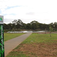 Entrance view looking west