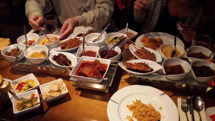 Rijsttafel bij Bali Baru in Roosendaal