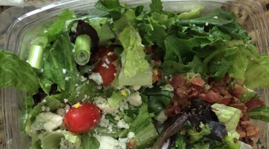 I bit right into a muddy twig in my cobb salad