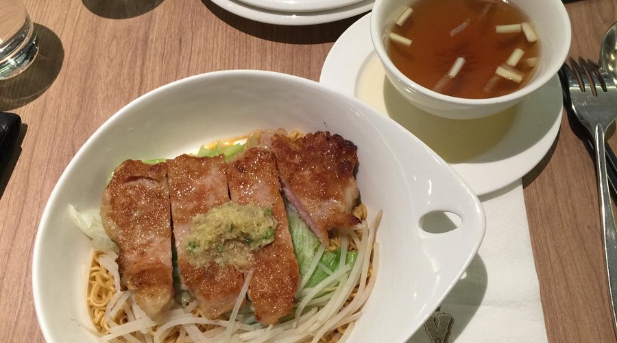 Deep fried pork noodles - really good