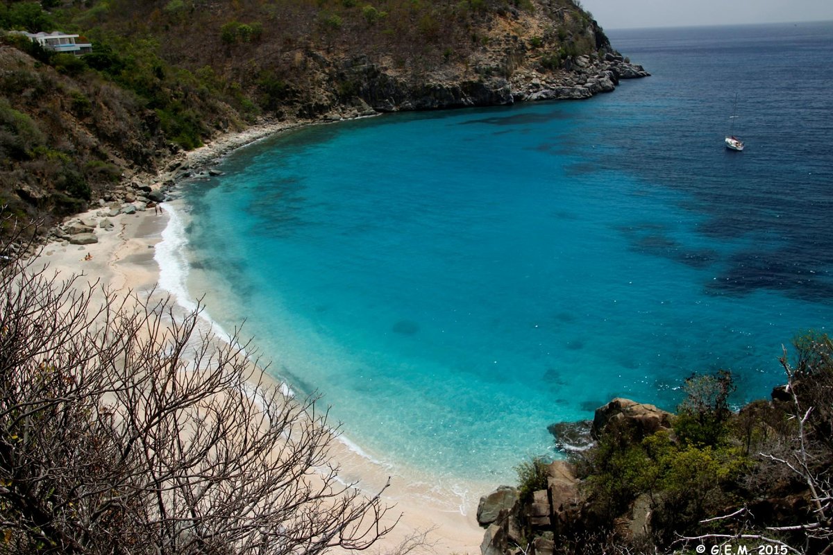 Scenic view of Shell Beach