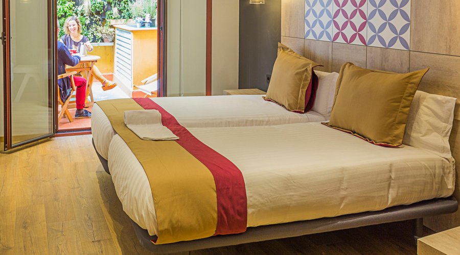 Habitación doble con terraza