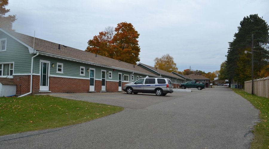 Frontside view of the motel