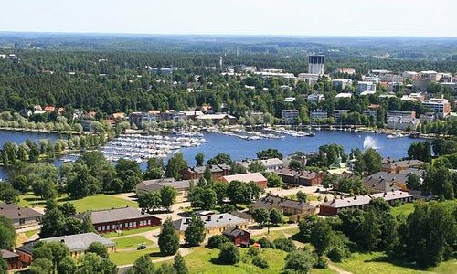 Lappeenranta Fortress from air