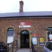 borth rail station and museum,