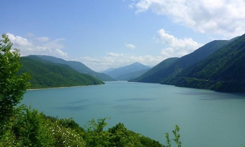 Фото жинвальское водохранилище