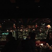 The view is good, the live piano performance is wonderful, and the rib eye is incredible delicio