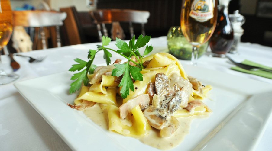 Pasta dish at La Pergola