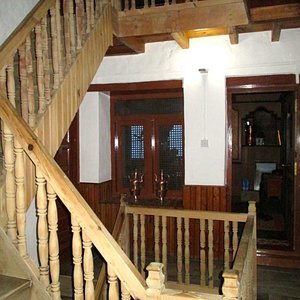 Central Staircase and Restaurant Doors