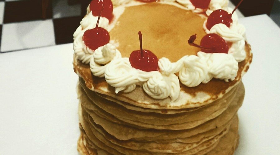 Pancake cake stack