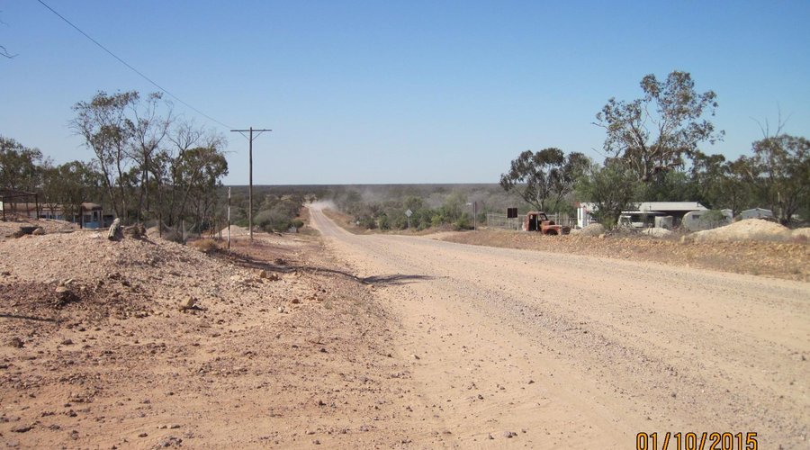 An easy dirt road.