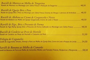 Cardápio