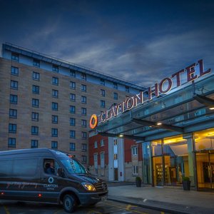 Clayton Hotel Manchester Airport in Manchester, image may contain: Furniture, Home Decor, Chair