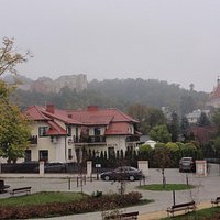 Panorama na zamek od strony Wisły