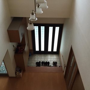 階段から