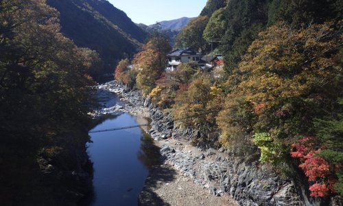 原向～通洞間　わたらせ橋梁から撮影