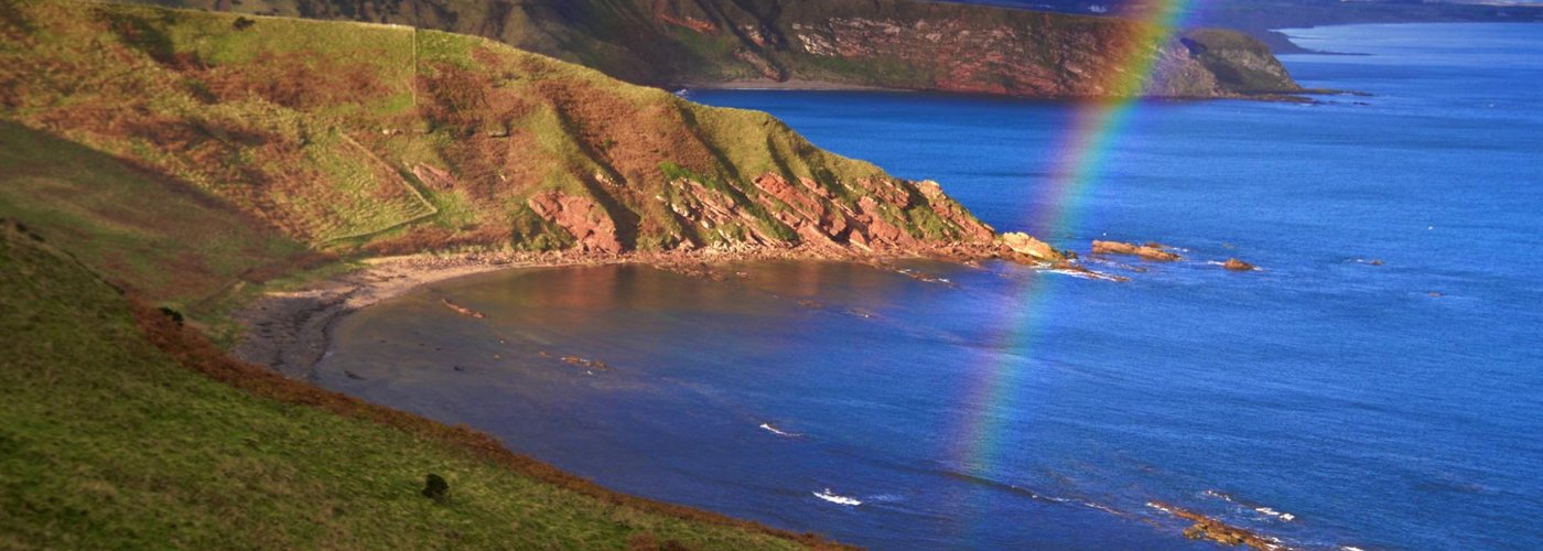 Cliff Top walk near Coldingham Scottish Borders