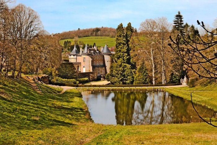 Promenade dans le parc du château de Chastellux