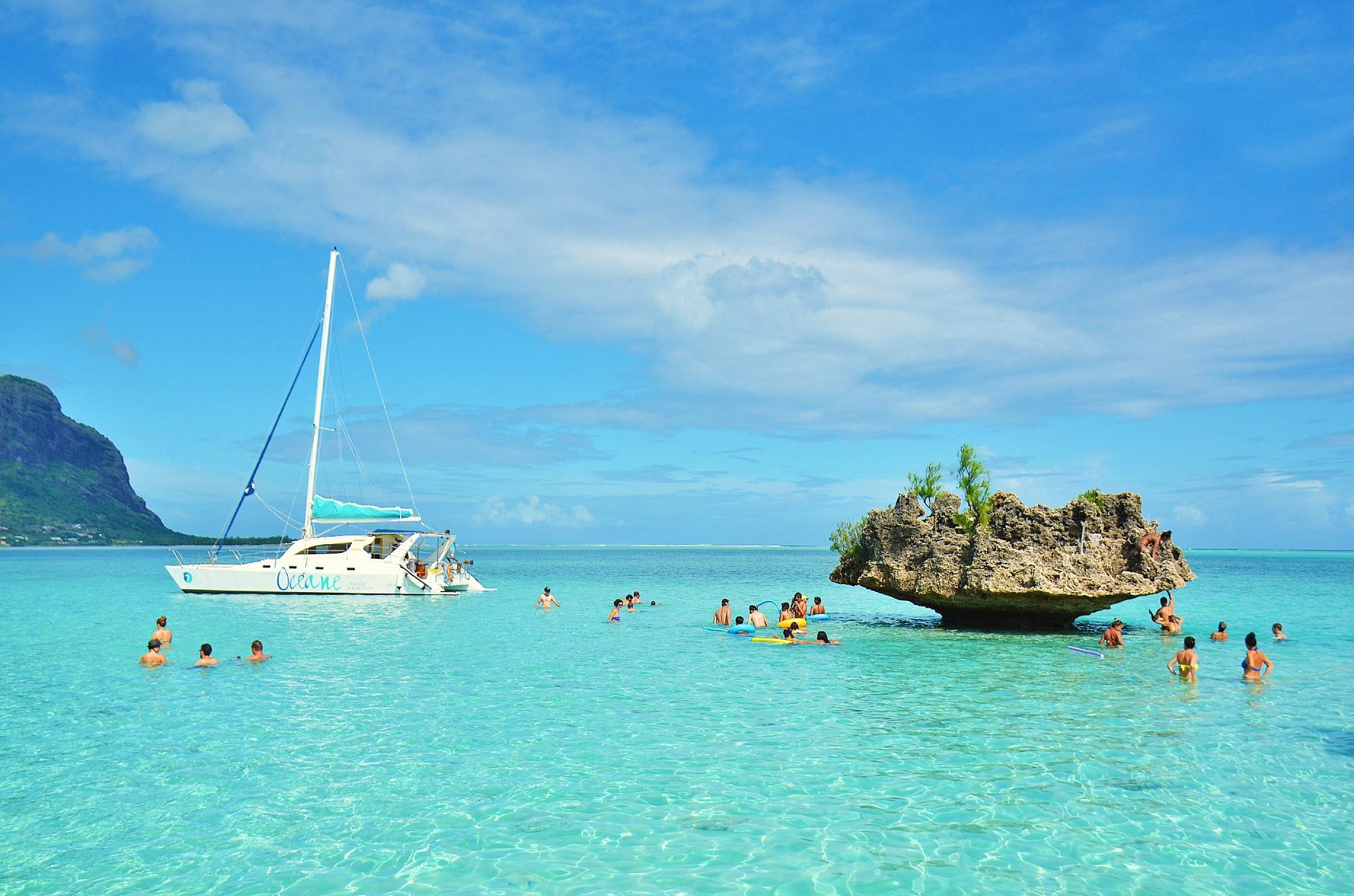 oceane catamaran cruises mauritius trou d'eau douce