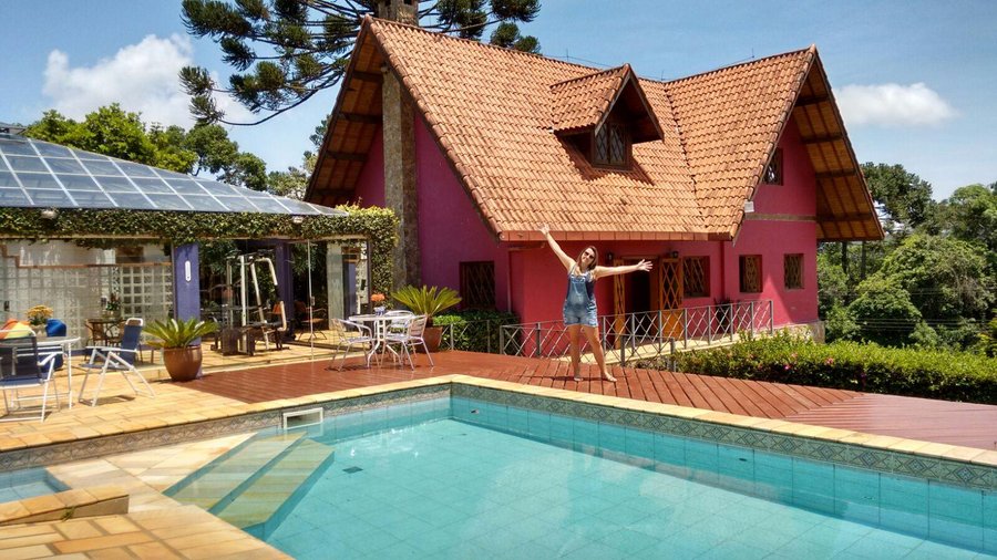 Área da piscina