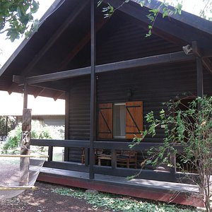 Outside of cabins
