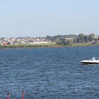 Peak's Wharf から海を見ると