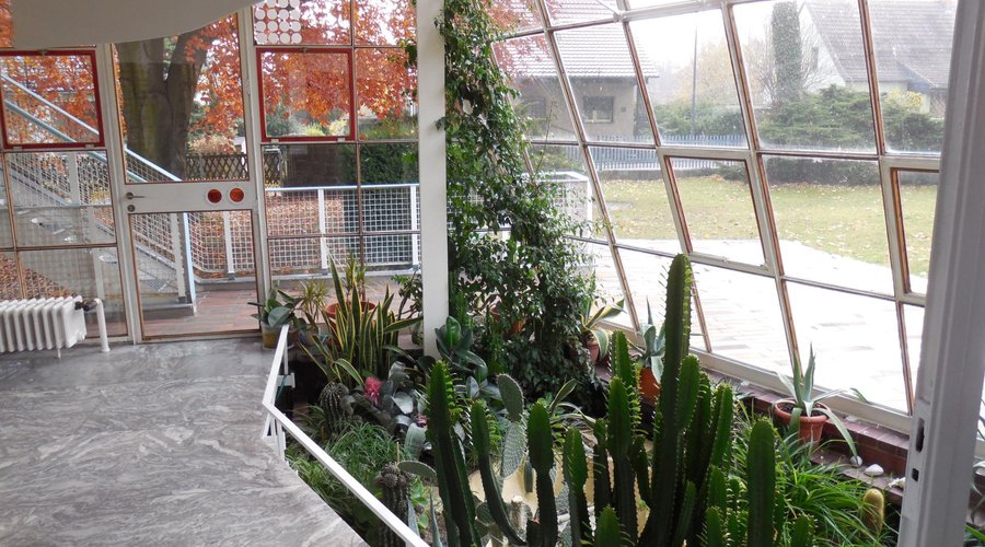 Haus Schminke - fast 100 Jahre alter Wintergarten