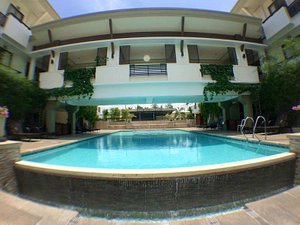 Mansion Garden Hotel in Luzon, image may contain: Villa, Hotel, Resort, Pool