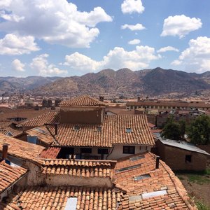 View from room on the top floor.
