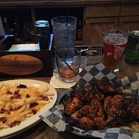 Wings and loaded fries...very good!!