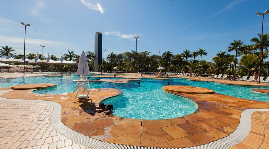 Adult's Pool at the Pool at the Centro de Ferias SESC Bertioga