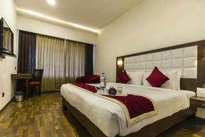 Akshaya Aura in Bengaluru, image may contain: Interior Design, Hotel, Home Decor, Resort