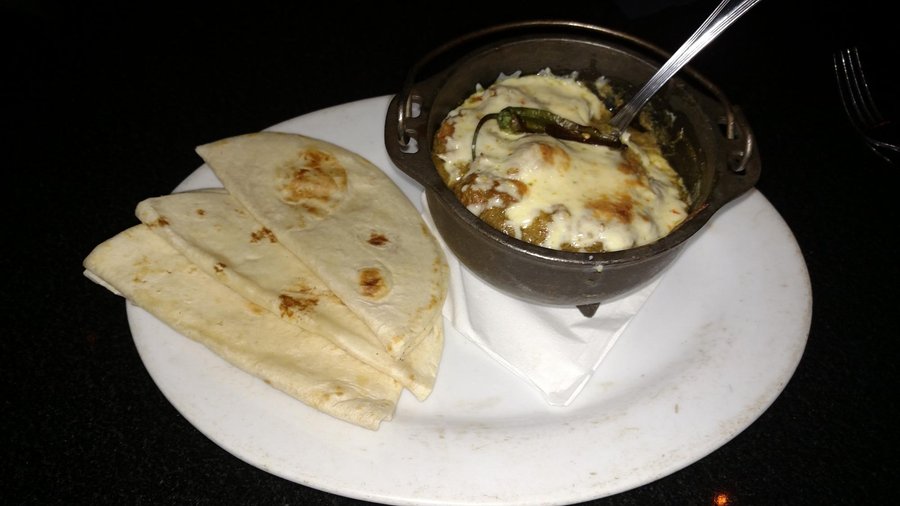 Green chili pork pot