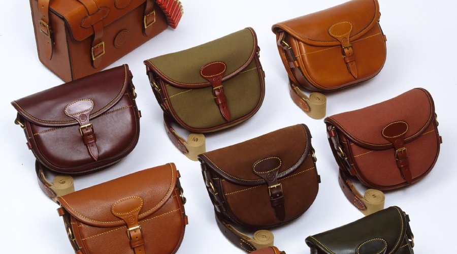 High quality canvas and leather cartridge bags