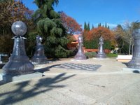 Los jardines de Pablo Sorozábal: Un ajedrez gigante en Madrid