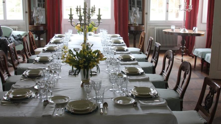 Festliche Tafel im Speisesaal