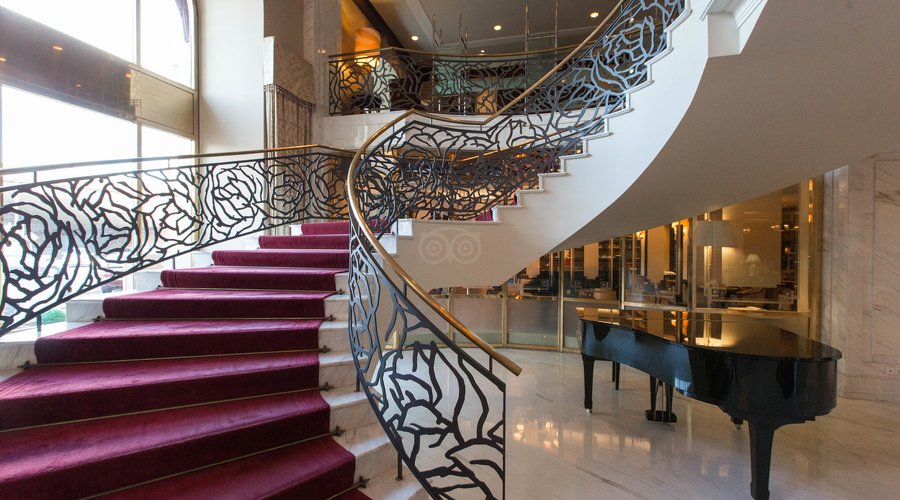 Stairs at the Hotel Baltschug Kempinski Moscow
