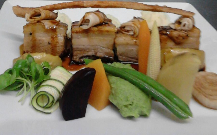 Pork belly @ Oude Wellington Restaurant