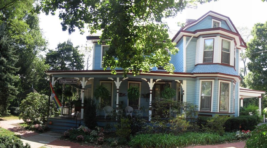 Wedgwood-blue Wedgwood Inn of New Hope, PA.